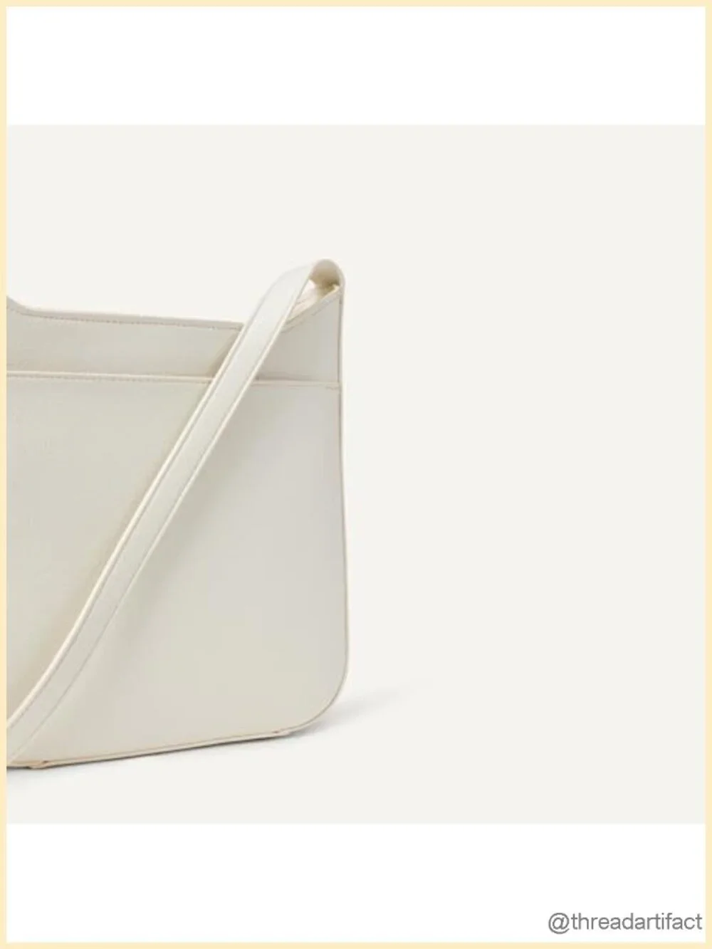 Faux Leather Slim Crossbody Bag with Adjustable Strap
